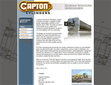 Tablet Screenshot of captoncylinders.com